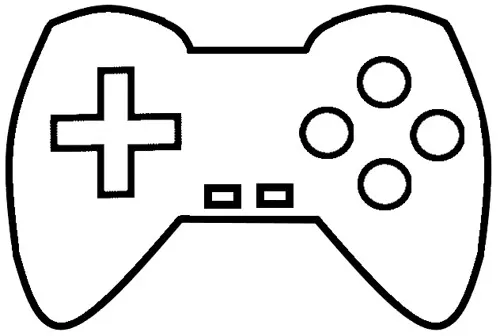 Two game controllers ready for a co-op session